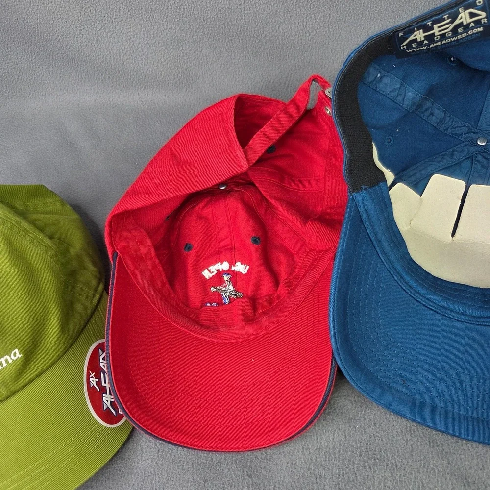 Lot of 3 TPC US Open Golf Hats PGA Multicolor Adjustable OSFA Pine Dunes NEW